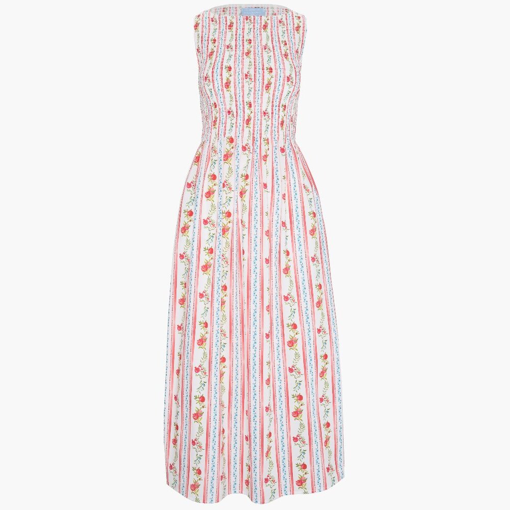NWT Hill House Cosima Nap Dress - Pomegranate Floral Stripe - XL